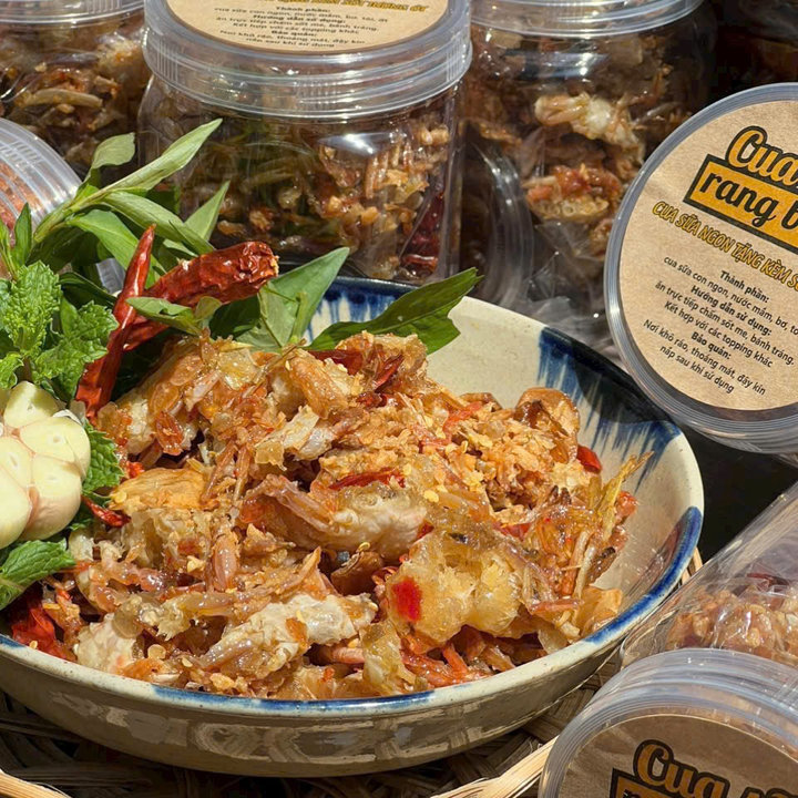 Cua Sữa Rang Bơ Tỏi – Vị Ngon độc Lạ, ăn Là Ghiền 250g – Winnie House