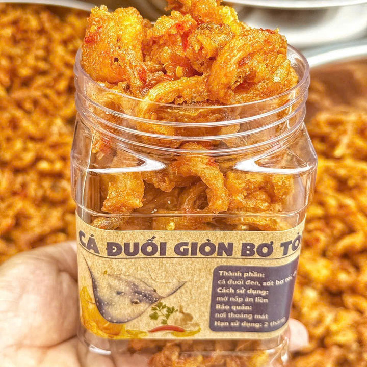 Cá đuối Chiên Giòn Bơ Tỏi – Ngon Bất Bại 250g – Winnie House