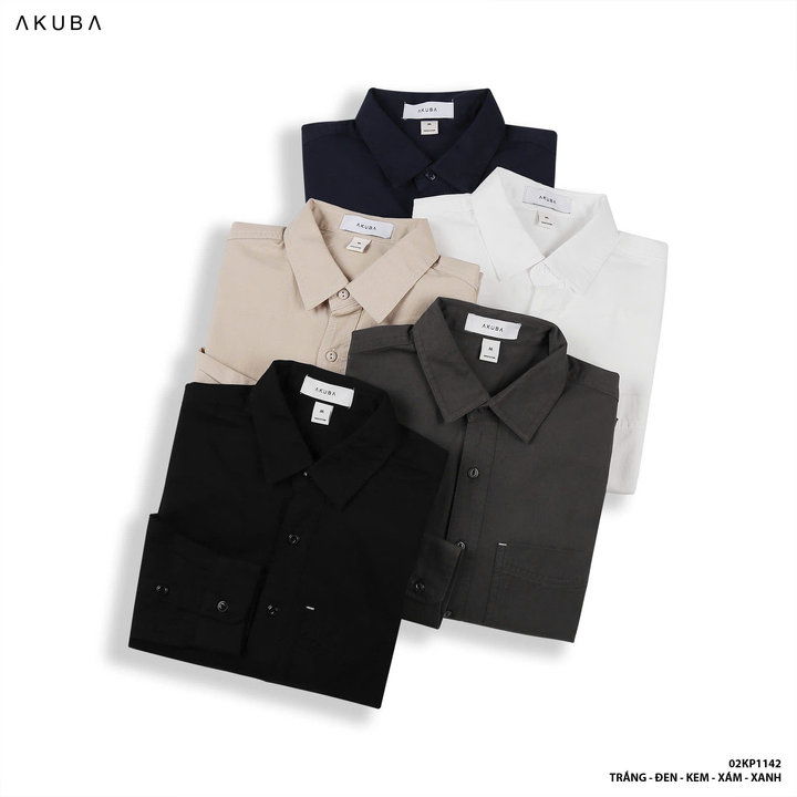 áo Sơ Mi Tay Dài Form Regular 02kp1142 – Akuba