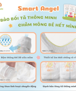Combo 2 Tã/bỉm Quần Smart Angel Cho Bé Từ 11-14kg 38 Miếng (hàng Nội địa Nhật)