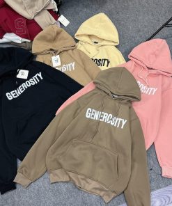 áo Khoác Hoodie Nam Nữ Form Rộng Có Nón In Generosiry – Htm Fashion