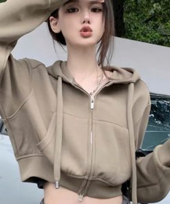 áo Khoác From Lửng Nữ Vải Nỉ Dày Dặn Trơn Mũ Rộng Thời Trang Ut45 – Golden Dream