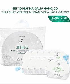 Combo 10 Mặt Nạ Daliv Nâng Cơ Tinh Chất Vitamin A Ngăn Ngừa Lão Hóa 30g