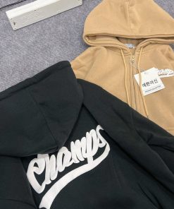 áo Khoác Hoodie Nam Nữ In Nổi Chữ Champs – Htm Fashion