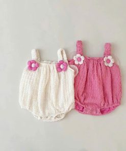 Body 2 Dây Cánh Bướm đính Hoa Cho Bé Gái Sơ Sinh 1 2 Tuổi