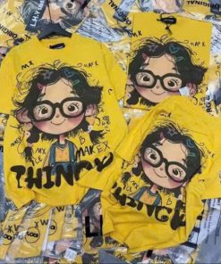 áo Thun Unisex Nam Nữ Form Rộng In Hình Cô Gái Hottrend Tp45 – Golden Dream