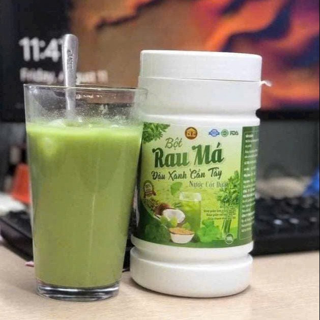 Bột Rau Má đậu Xanh Cần Tay Thanh Nhiệt Cơ Thể ,bồi Bổ Giảm Táo Bón – Clc