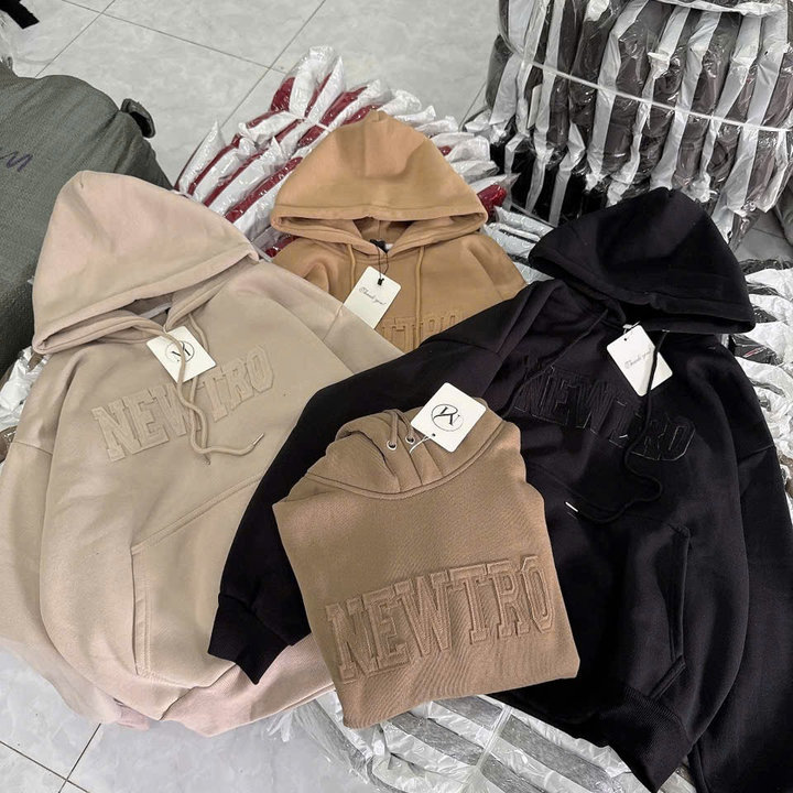áo Hoodie Nỉ Nam Nữ Có Nón Họa Tiết Thêu Newtro – Htm Fashion