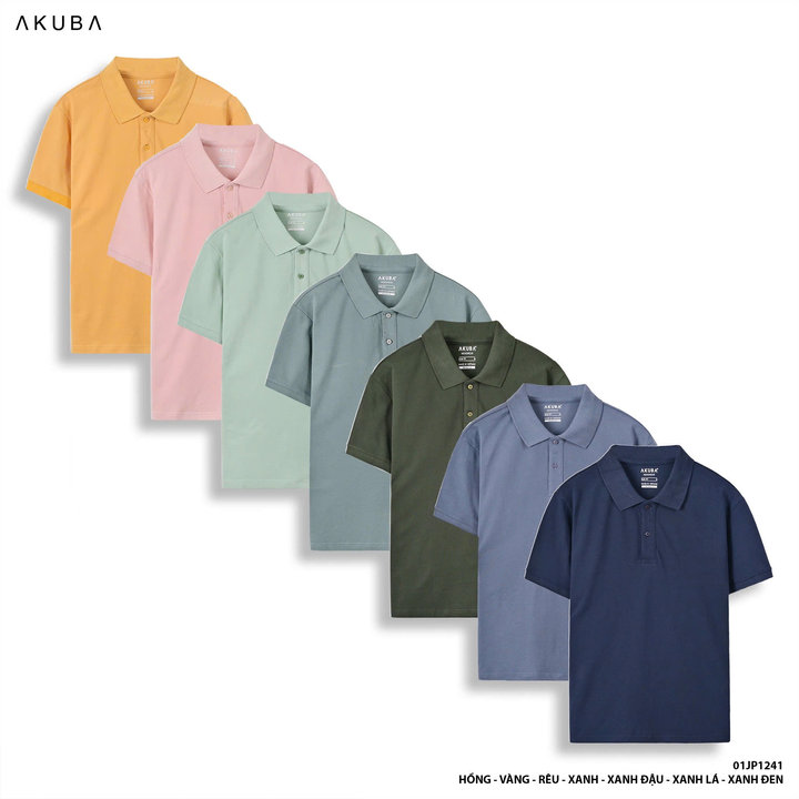 áo Thun Cổ Polo Form Slimfit 01jp1241- Akuba