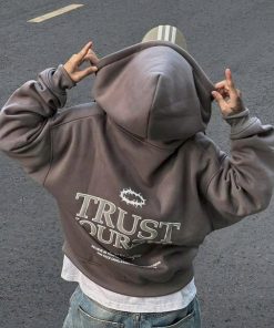 áo Khoác Nỉ Xk Dày Mịn Họa Tiết Trust Yourself – Htm Fashion