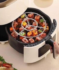 Khay Tròn Xiên Thịt Nướng Hàng 24 Que, Dùng Nồi Chiên