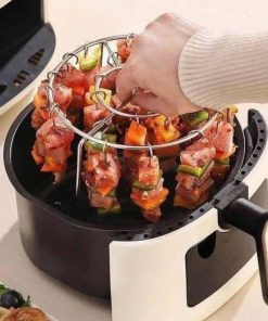 Khay Tròn Xiên Thịt Nướng Dùng được Cho Nồi Chiên, Hàng 24 Que,
