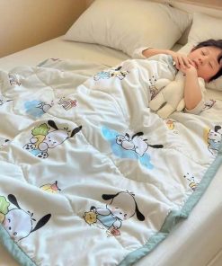 Chăn Thun Lạnh Trẻ Em , Mát Lạnh Thông Thoáng Dễ Thương