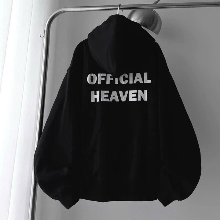 áo Khoác Hoodie Nỉ In Chữ Official Có Nón – Htm Fashion