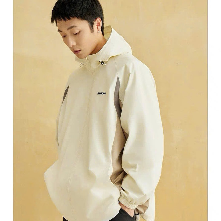 áo Khoác Dù Nam Nữ Có Nón Logo In Reocha Có Túi Trong – Htmfashion