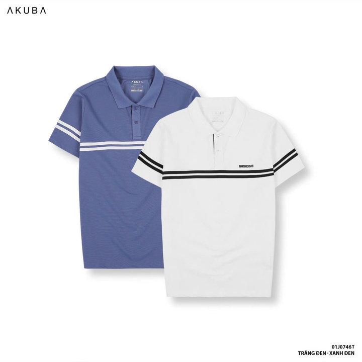 áo Thun Cổ Polo Form Slimfit 01j0746t- Akuba