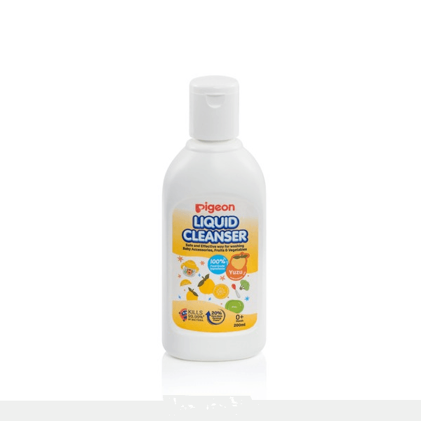 Nước Rửa Bình Sữa Pigeon Hương Yuzu Dung Tích 200ml/650ml