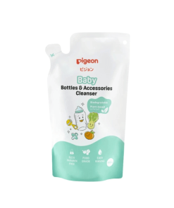 Nước Rửa Bình Sữa Và Phụ Kiện Pigeon Gốc Thực Vật Dung Tích 450ml (túi Thay Thế)