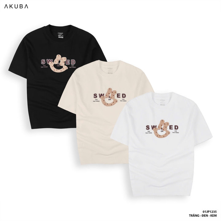 Áo Thun Tay Ngắn Form Oversize 01jp1235 – Akuba