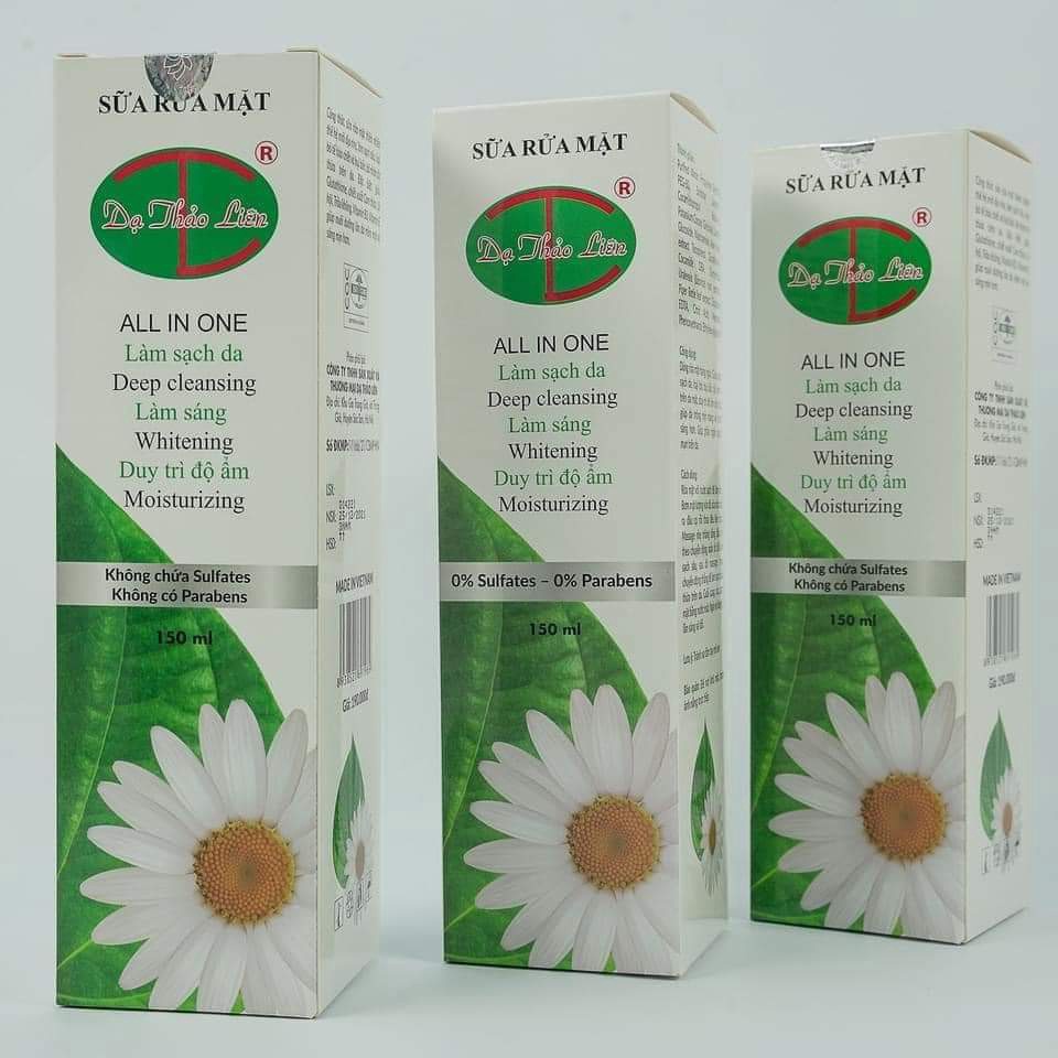 Sữa Rửa Mặt 150ml – Dạ Thảo Liên