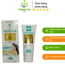 Kem Chống Nắng Nâng Tông Dưỡng Da 50++ – For Sun