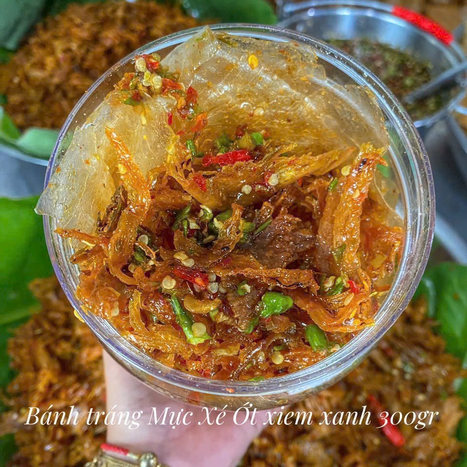 Bánh Tráng Mực Xé ớt Xiêm Xanh Cay Cay Mặn Mặn Siêu Nghiện – Winnie House